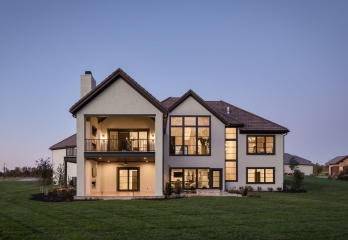 Model-15 Custom built home exterior outside view
