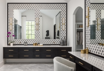 Spanish Modern bathroom sinks and countertops and mirrors