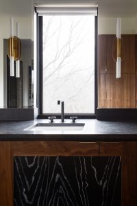 Custom basement kitchen