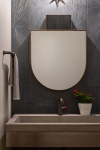 Custom bathroom mirror