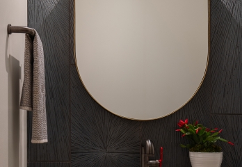 Custom bathroom mirror