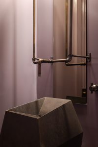 Custom bathroom faucet and sink