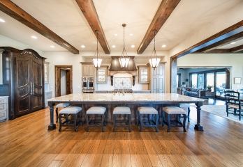 Cecil & Ray Homes Custom built kitchen in Kansas City