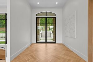 Foyer of custom built home in Belton Missouri