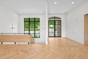 View of the foyer of a custom built home in Belton Missouri