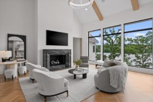 Picture of living room inside custom built Belton MO home