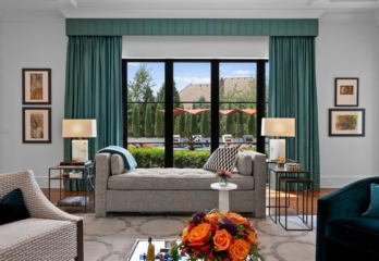Overland Park Oasis Living area with a view