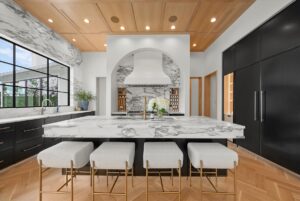 Modern kitchen in custom built Belton Missouri home