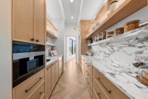 View of second butcher's kitchen in custom built Belton MO home