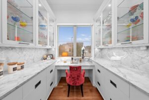 Private office in luxury custom home in Overland Park KS