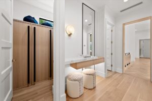 View of entryway of custom built luxury Belton MO home