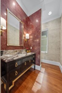 Bathroom in custom built ranch in Overland Park Kansas
